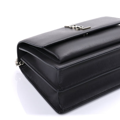 Saint Laurent Calfskin Medium Monogram Sunset Fog 7 of 8