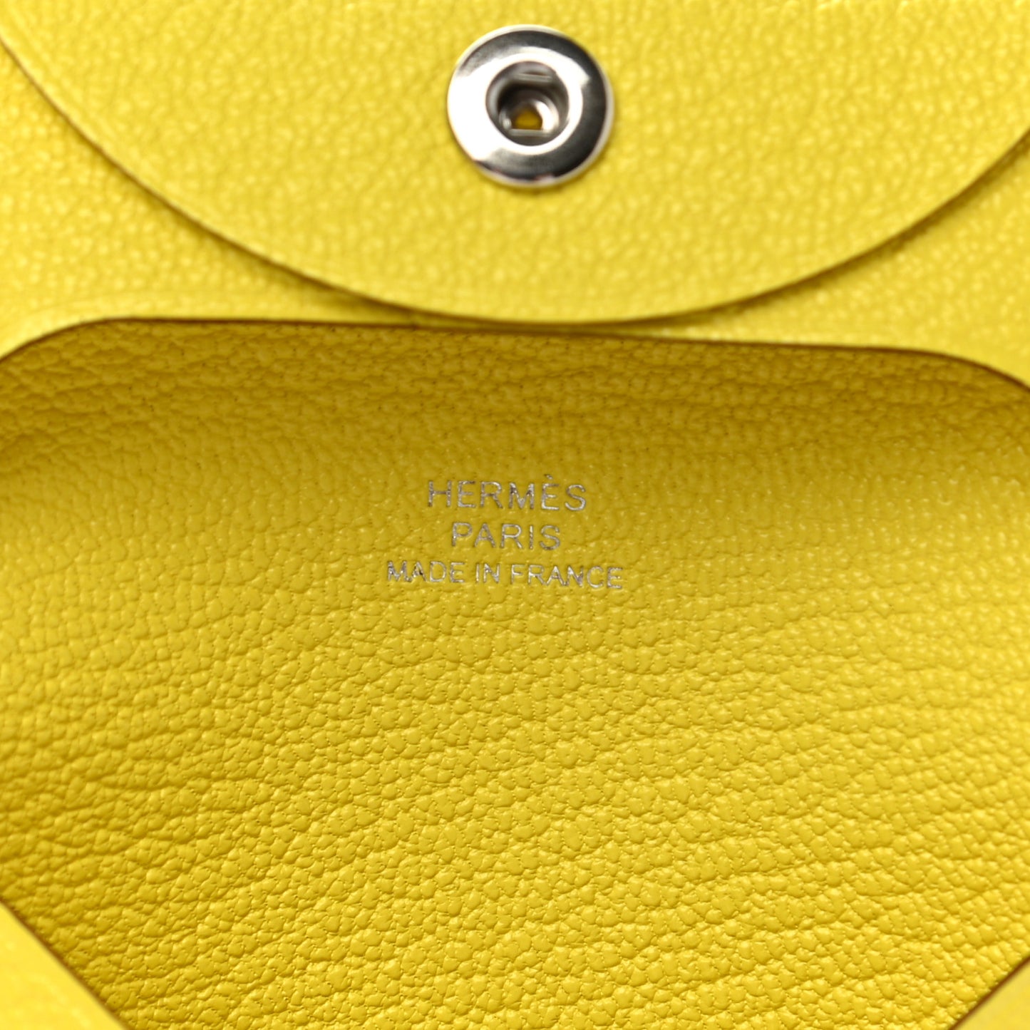 Chevre Mysore Bastia Coin Purse Jaune Citron
