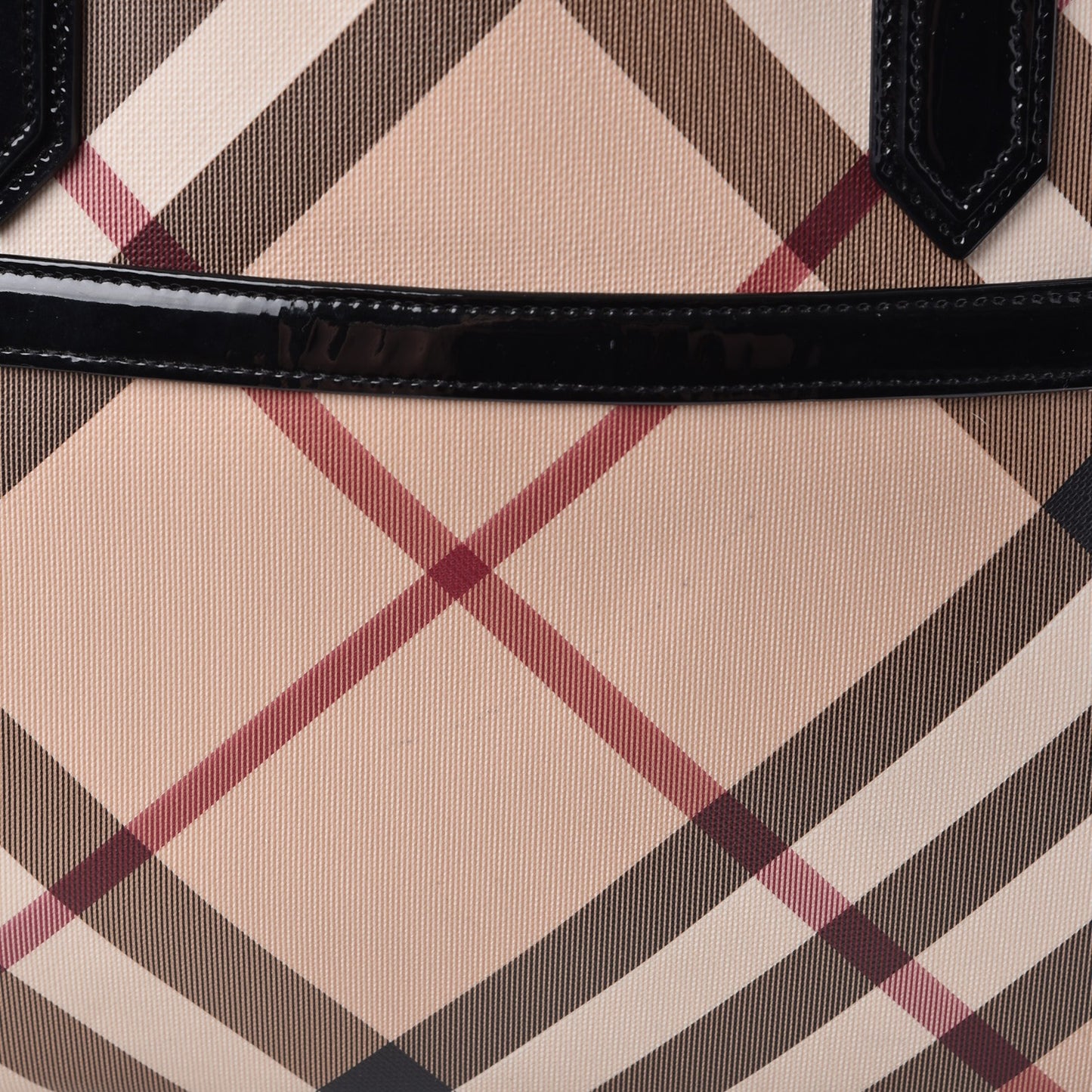 Supernova Check Tote Black