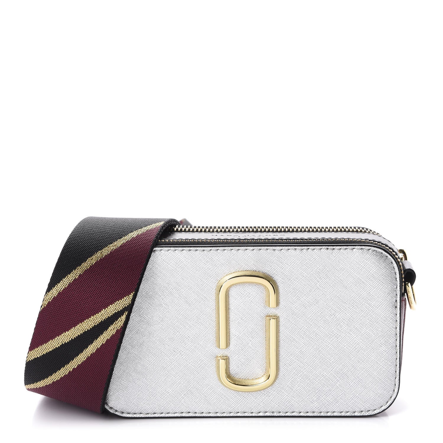 Marc Jacobs Saffino Small Snapshot Camera Bag Silver Multicolor 1 of 10