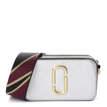 Marc Jacobs Saffino Small Snapshot Camera Bag Silver Multicolor 1 of 10