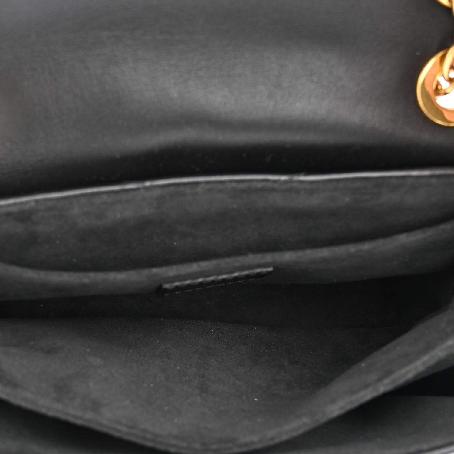 Louis Vuitton Calfskin LV New Wave Chain Bag Black 6 of 11