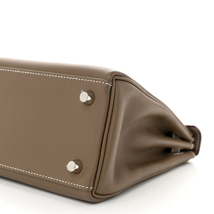 Hermes Swift Kelly Retourne 25 Etoupe 10 of 10