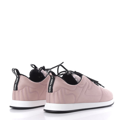 Fendi Nylon FFreedom Sneakers 39 White Rosa 4 of 9