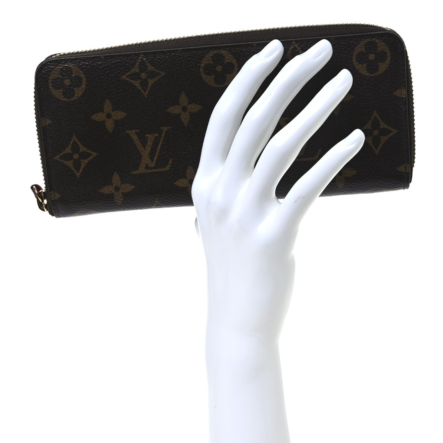 Louis Vuitton Monogram Clemence Wallet Fuchsia 2 of 7