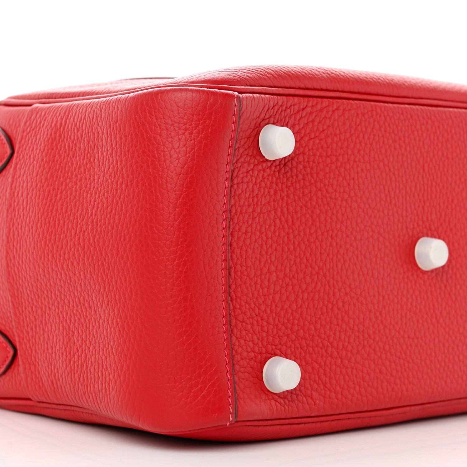 Hermes Taurillon Clemence Lindy 26 Rouge Casaque 9 of 10