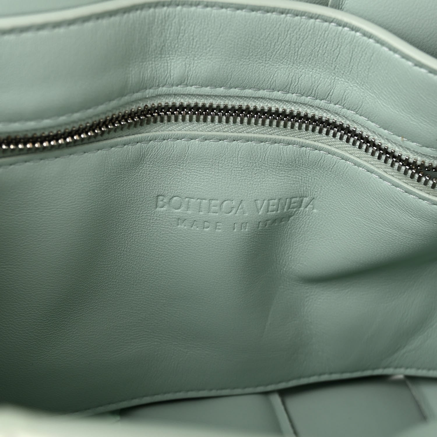 Bottega Veneta Goatskin Python Embossed Padded Cassette Crossbody Bag Dew Black Silver 6 of 10