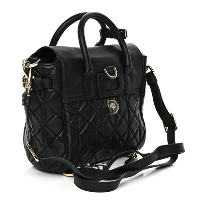 Mulberry Nappa Quilted Mini Cara Delevingne Convertible Bag Black 2 of 10