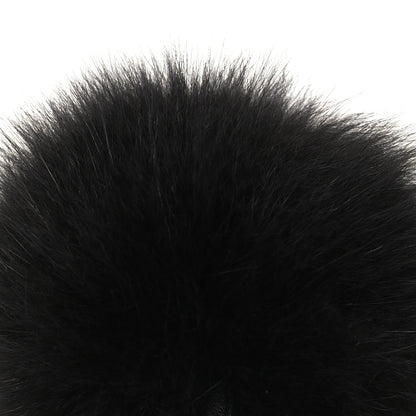 Fendi Fox Fur Pom Pom Bag Charm Black 3 of 4