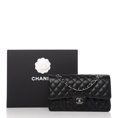 Chanel Caviar Quilted Medium Double Flap Black 11 of 11