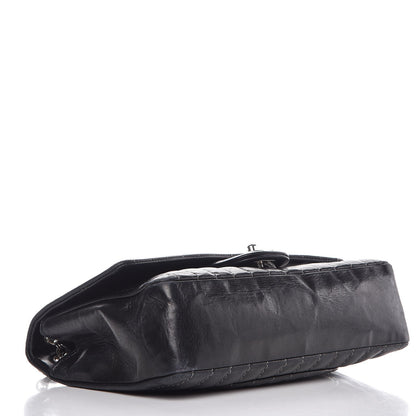 Chanel Lambskin Vertical Quilted Medium Single Flap Black 5 of 16