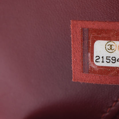 Chanel Lambskin Quilted New Medium Boy Flap Dark Red 7 of 10