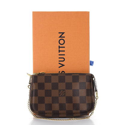 Louis Vuitton Damier Ebene Mini Pochette Accessories 8 of 8