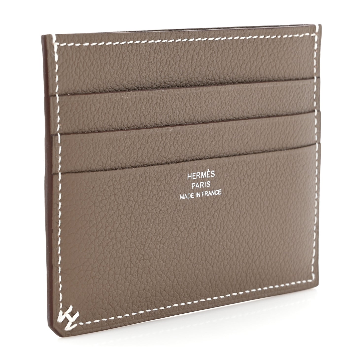 Evercolor H Sellier Card Holder Etoupe