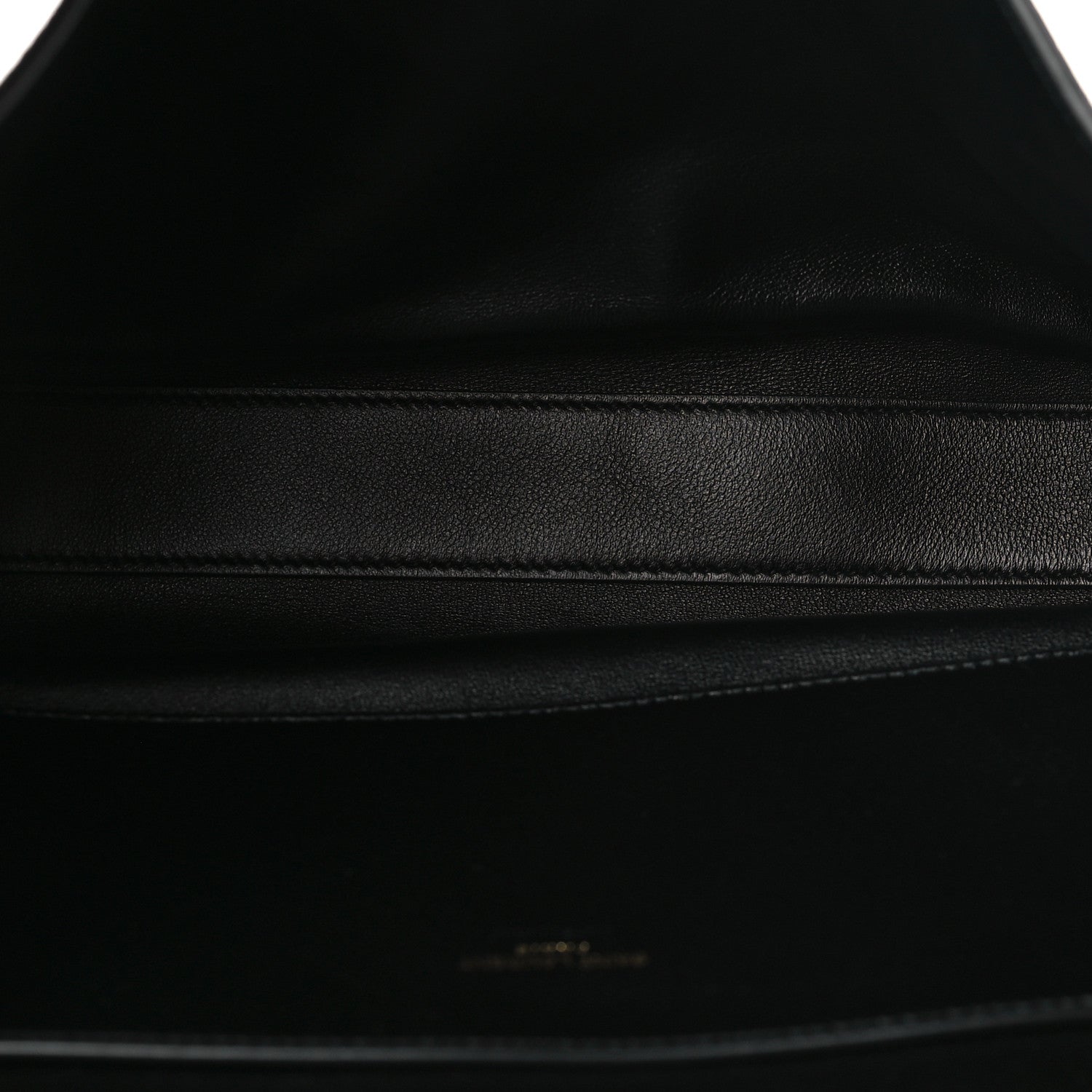 Saint Laurent Smooth Calfskin Suede Medium Reversible Monogram Kate Satchel Black 5 of 14