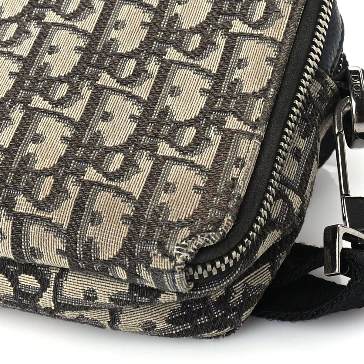 Oblique Canvas Crossbody Charcoal