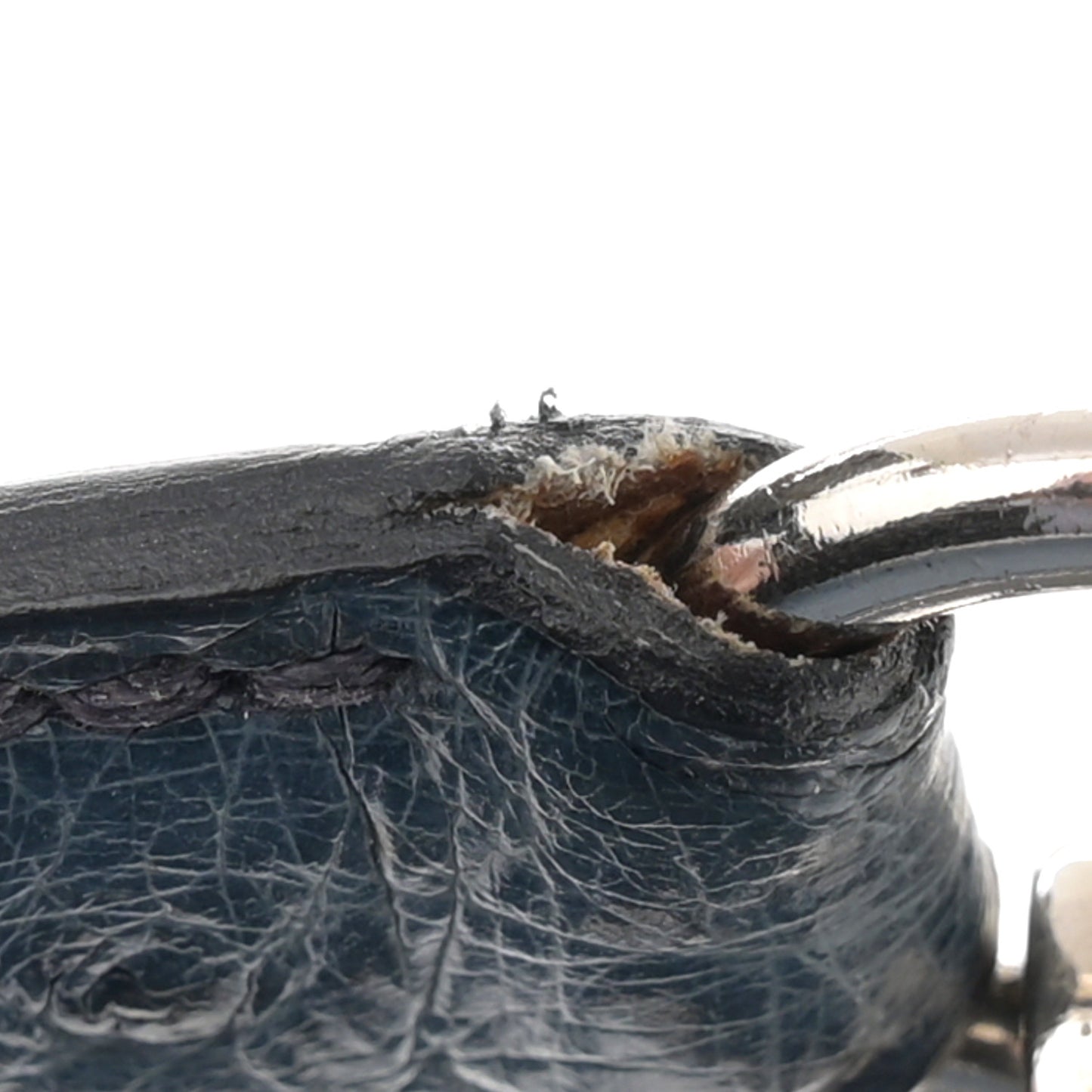 Ostrich Kelly Sellier 28 Bleu Roi