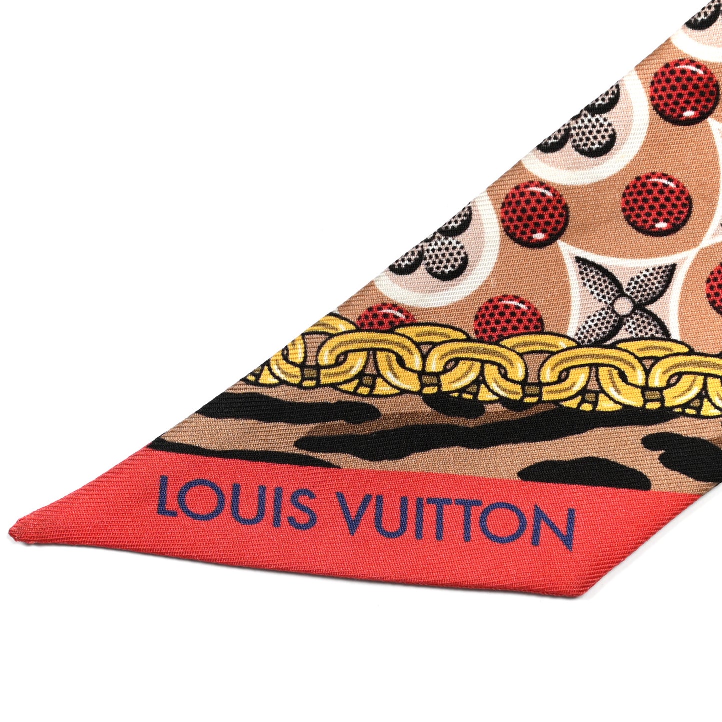 Silk Monogram Bubblegram BB Bandeau Beige