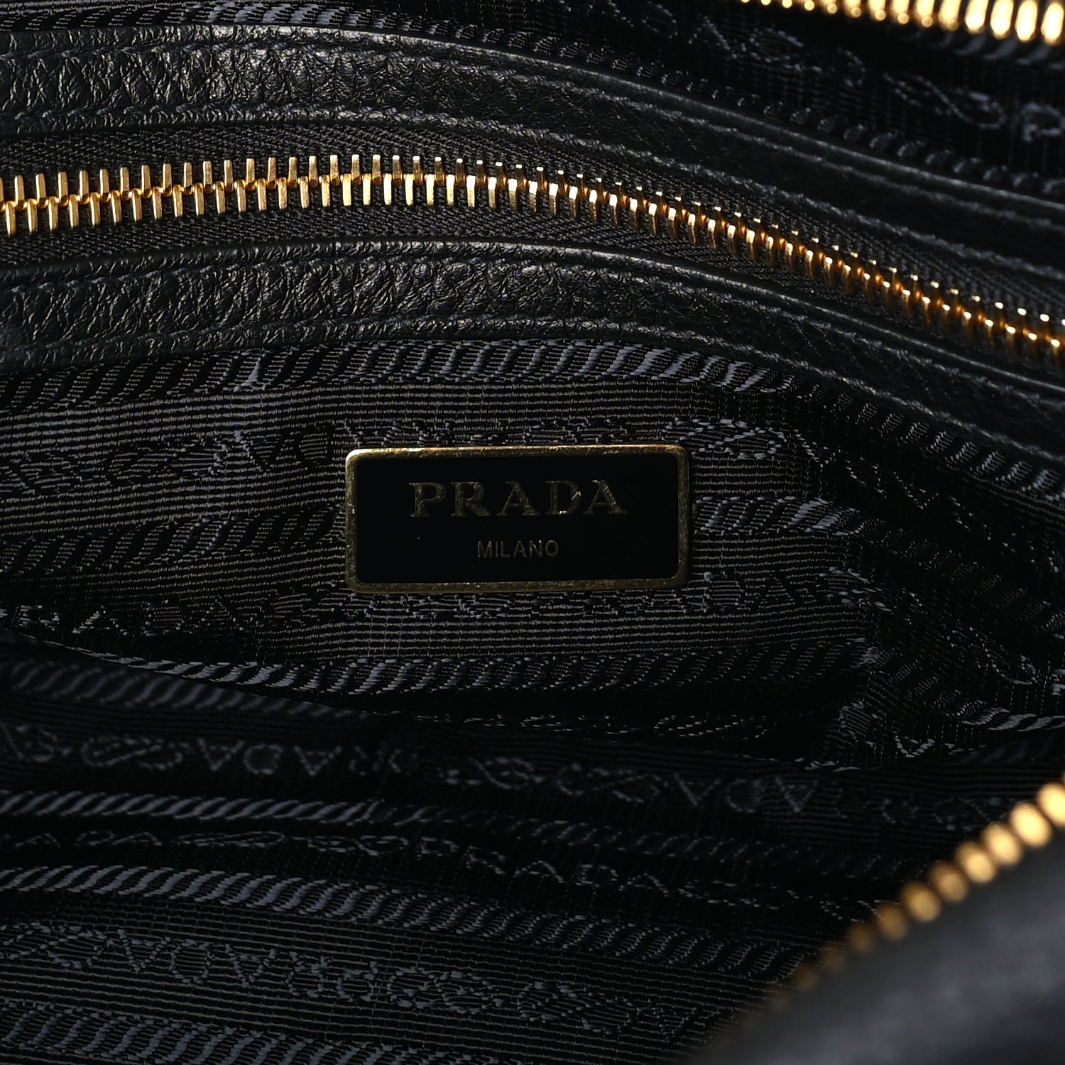 Prada Vitello Phenix Bauletto  Black 5 of 8