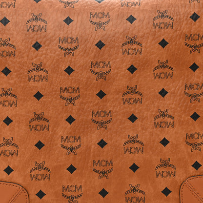 MCM Visetos Medium Klara Hobo Cognac 7 of 9