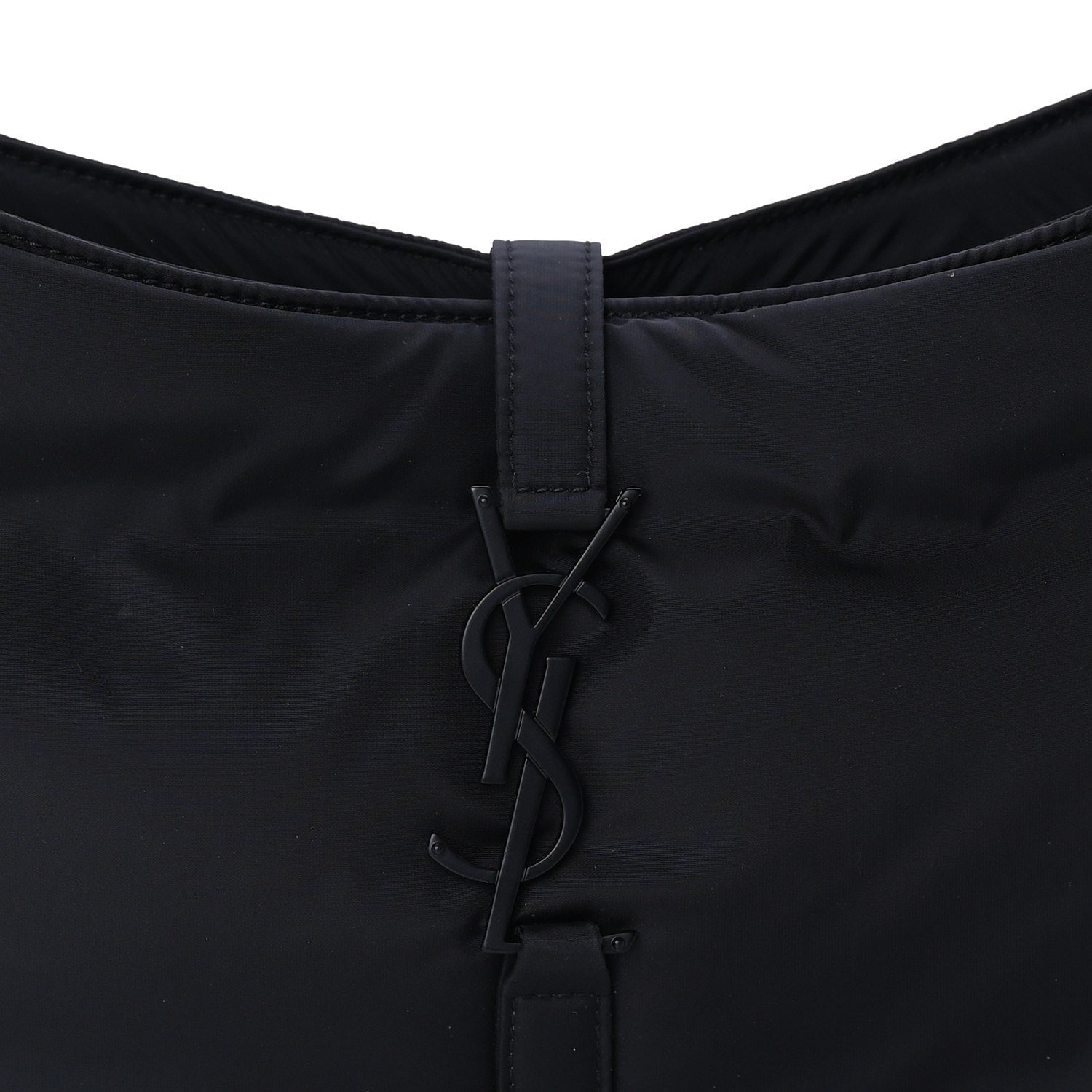 Saint Laurent Econyl Nylon Le 5 A 7 Hobo Black 6 of 8