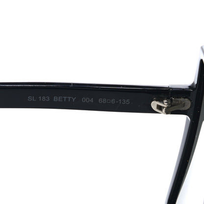 Saint Laurent Acetate Betty Sunglasses SL183 Black 6 of 6