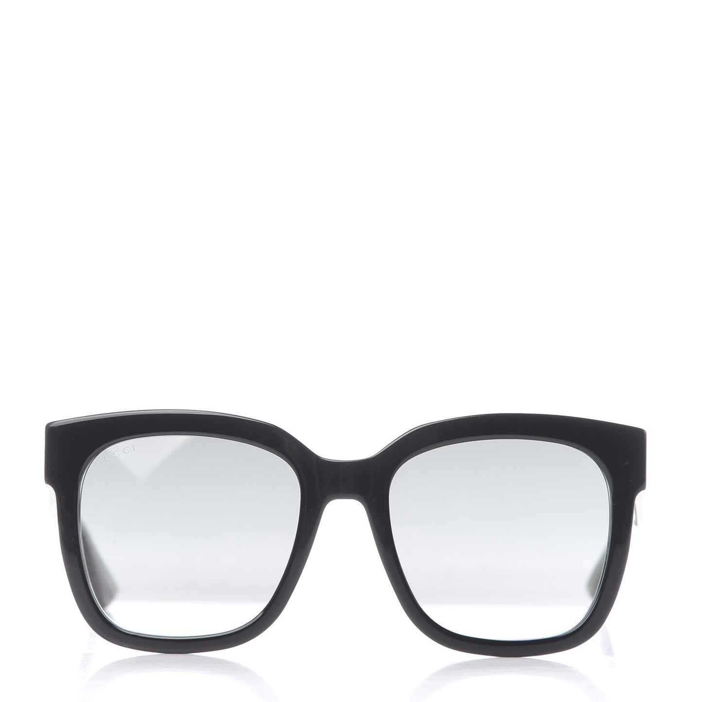 Square Frame Glitter Sunglasses GG0034S Black Green
