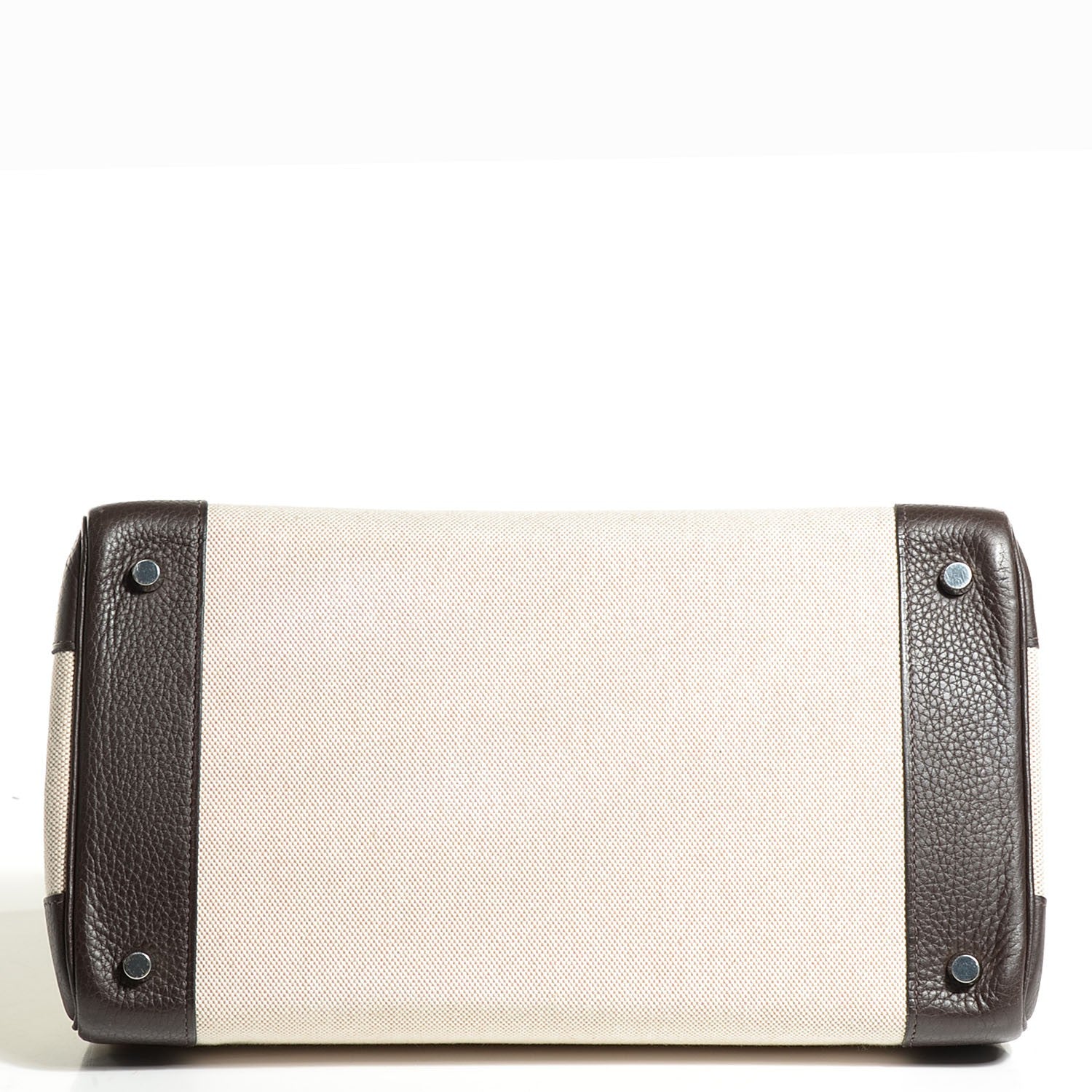 Hermes Toile Togo Birkin 35 Chocolate 7 of 31