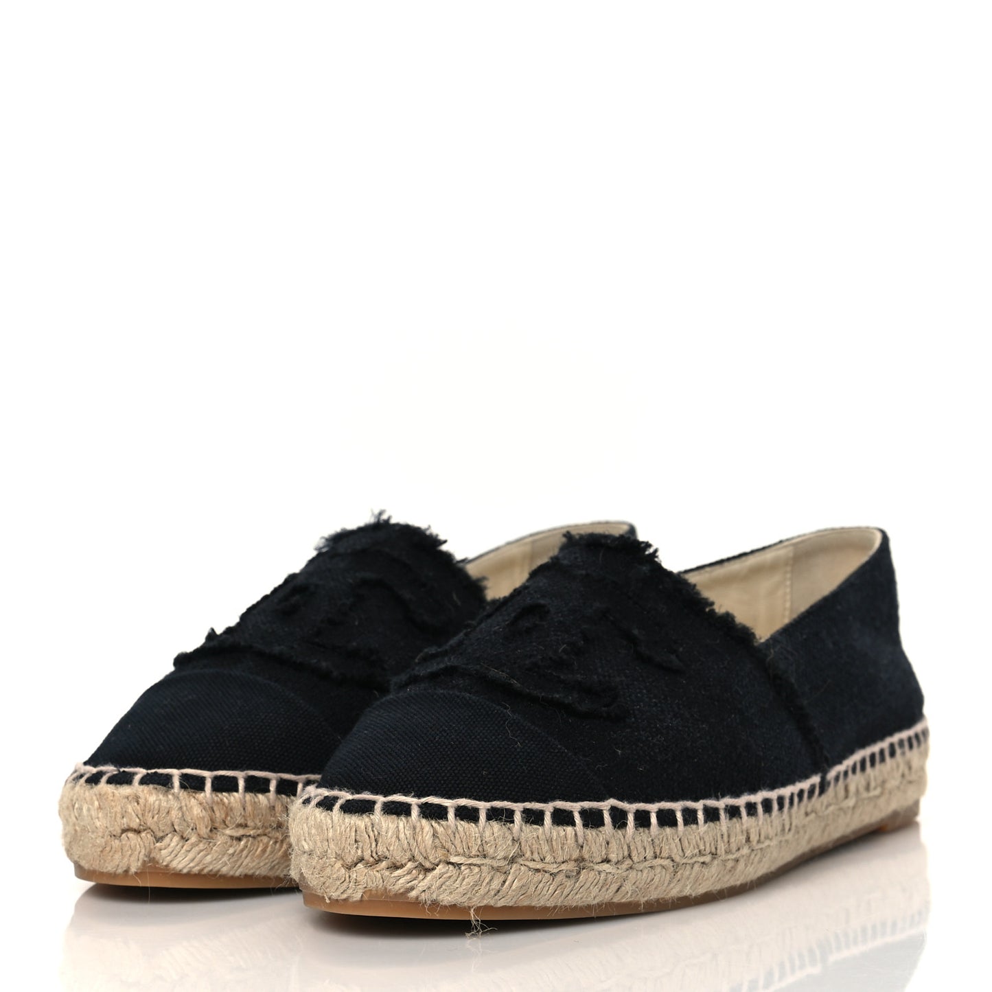 Denim Toile CC Espadrilles 38 Black