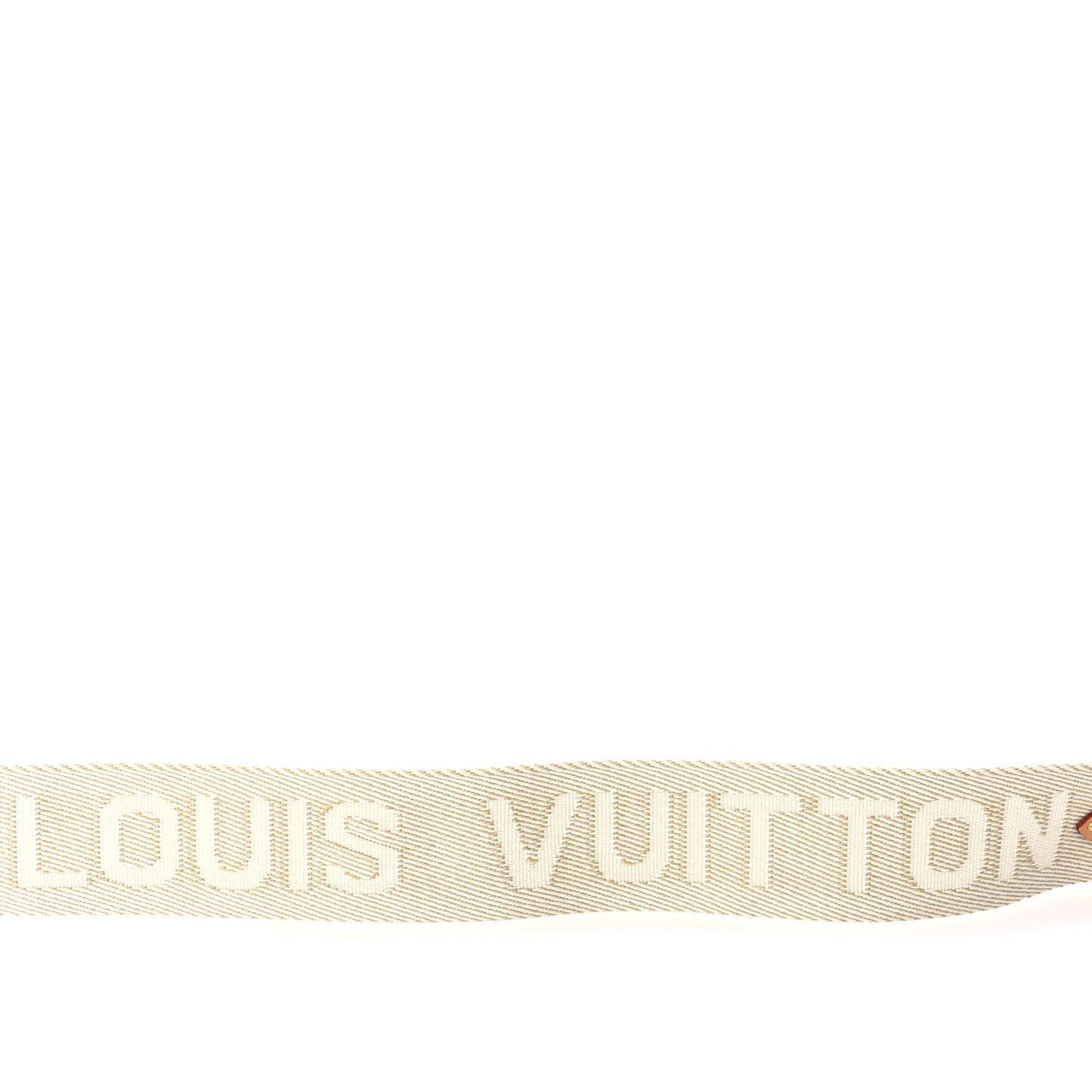 Jacquard High Rise Shoulder Strap  Beige