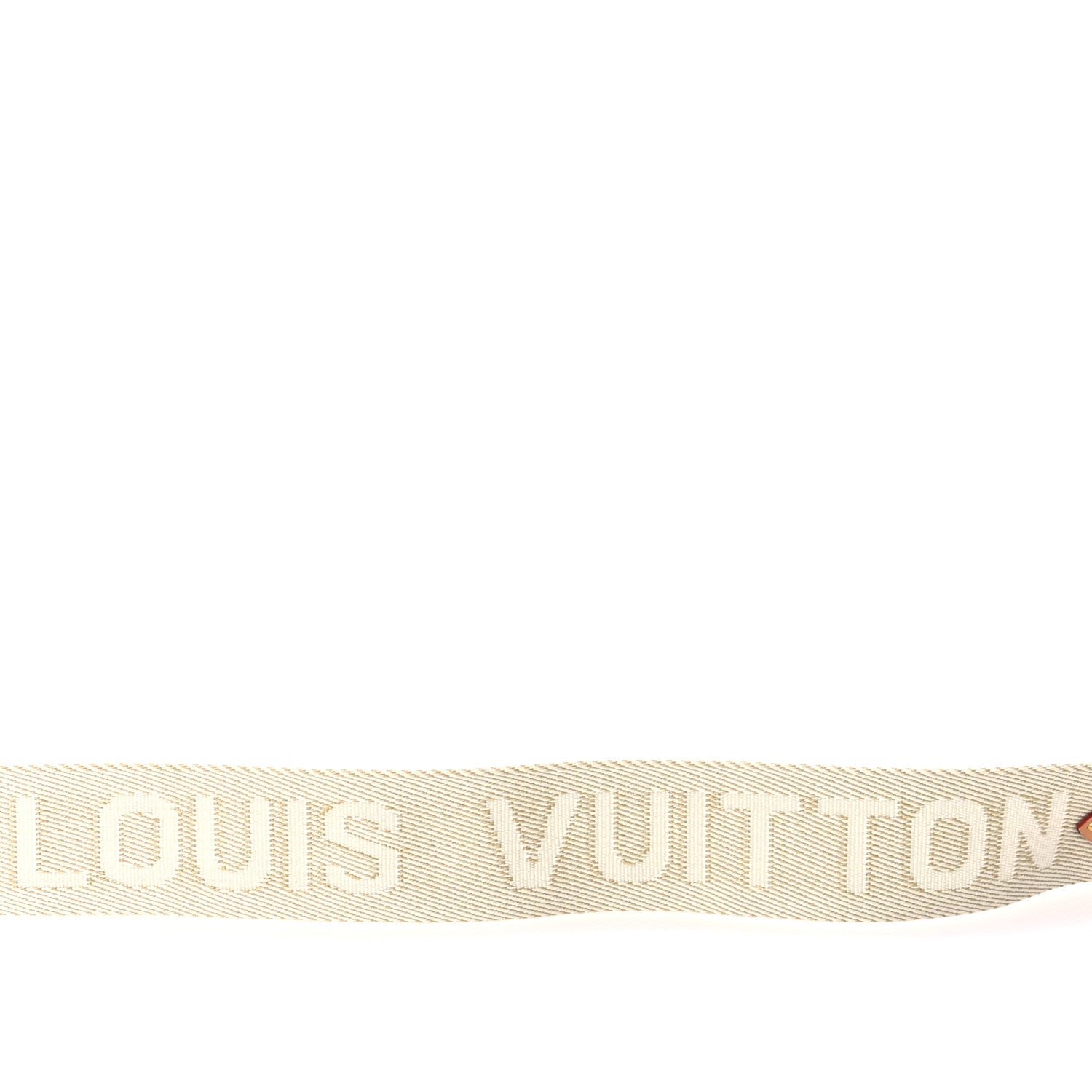 Louis Vuitton Jacquard High Rise Shoulder Strap  Beige 3 of 4