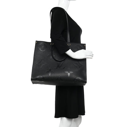 Louis Vuitton Empreinte Monogram Giant Onthego GM Black 2 of 9