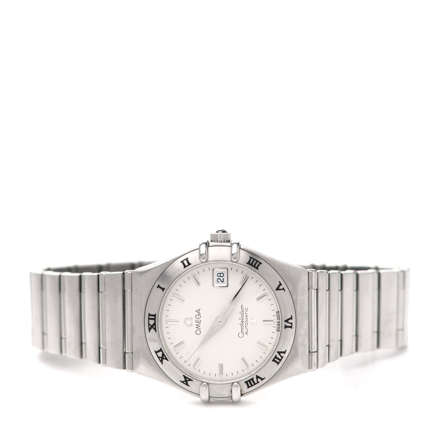 Stainless Steel 27mm Constellation Automatic Watch White 766.1201