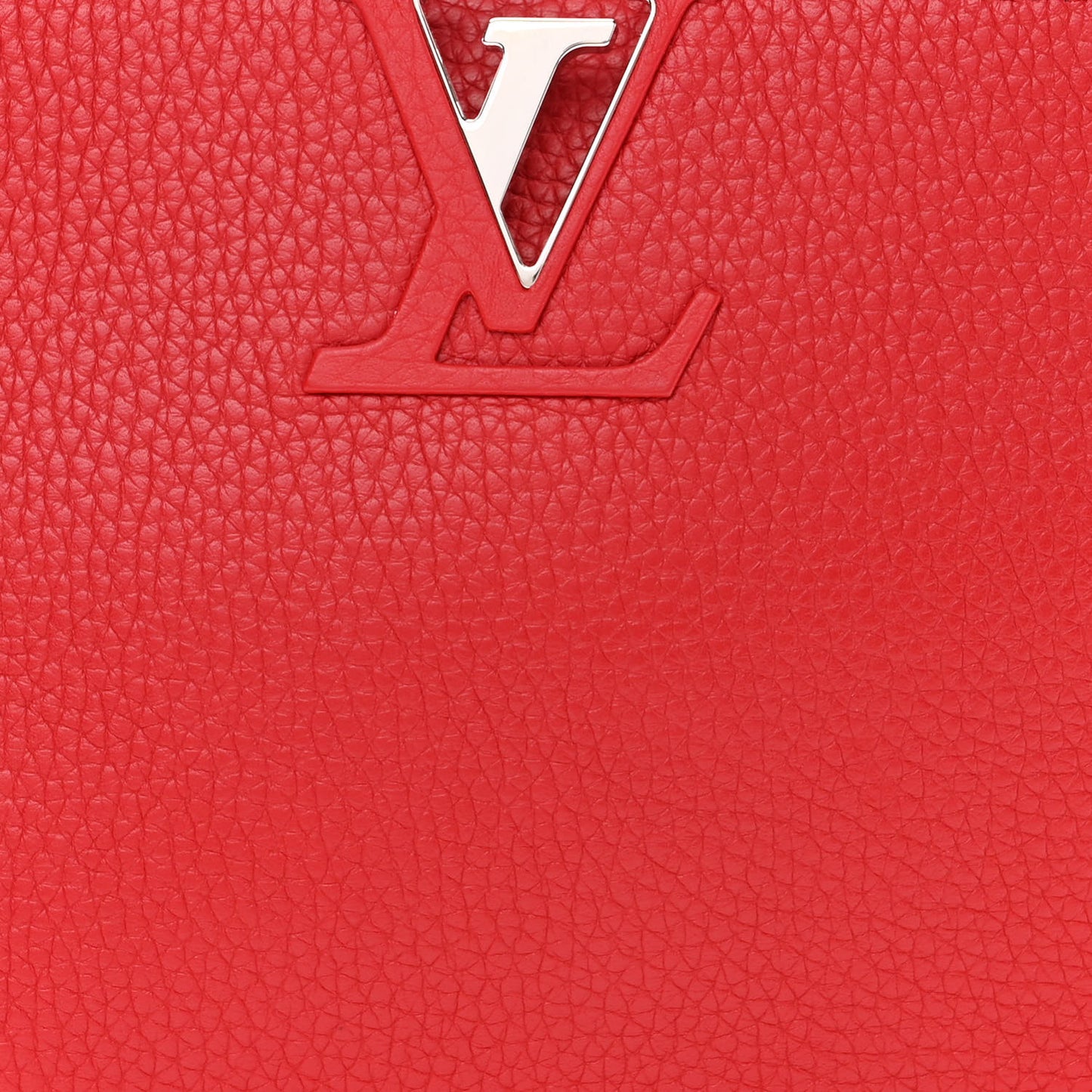 Taurillon Capucines PM Scarlet