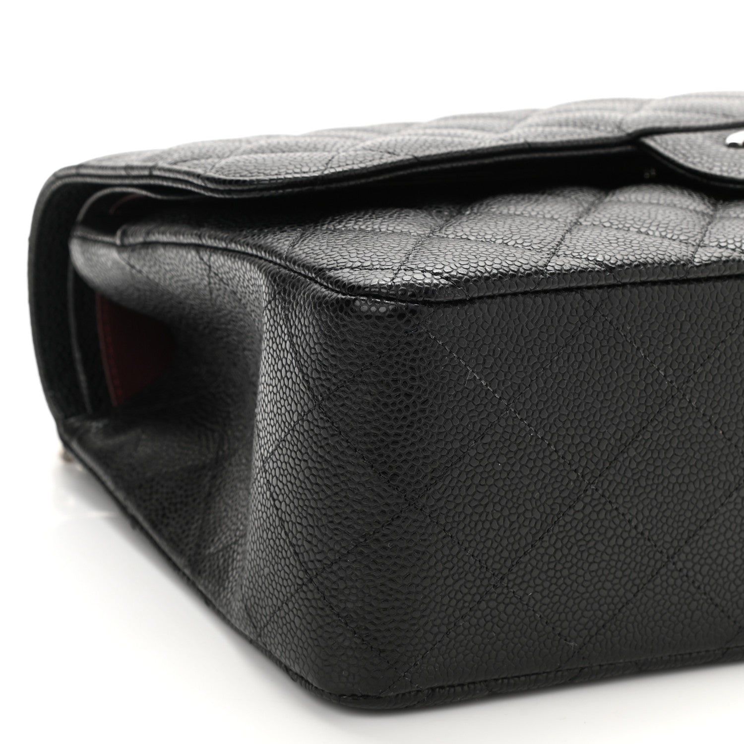 Chanel Caviar Quilted Jumbo Double Flap Black 9 of 11