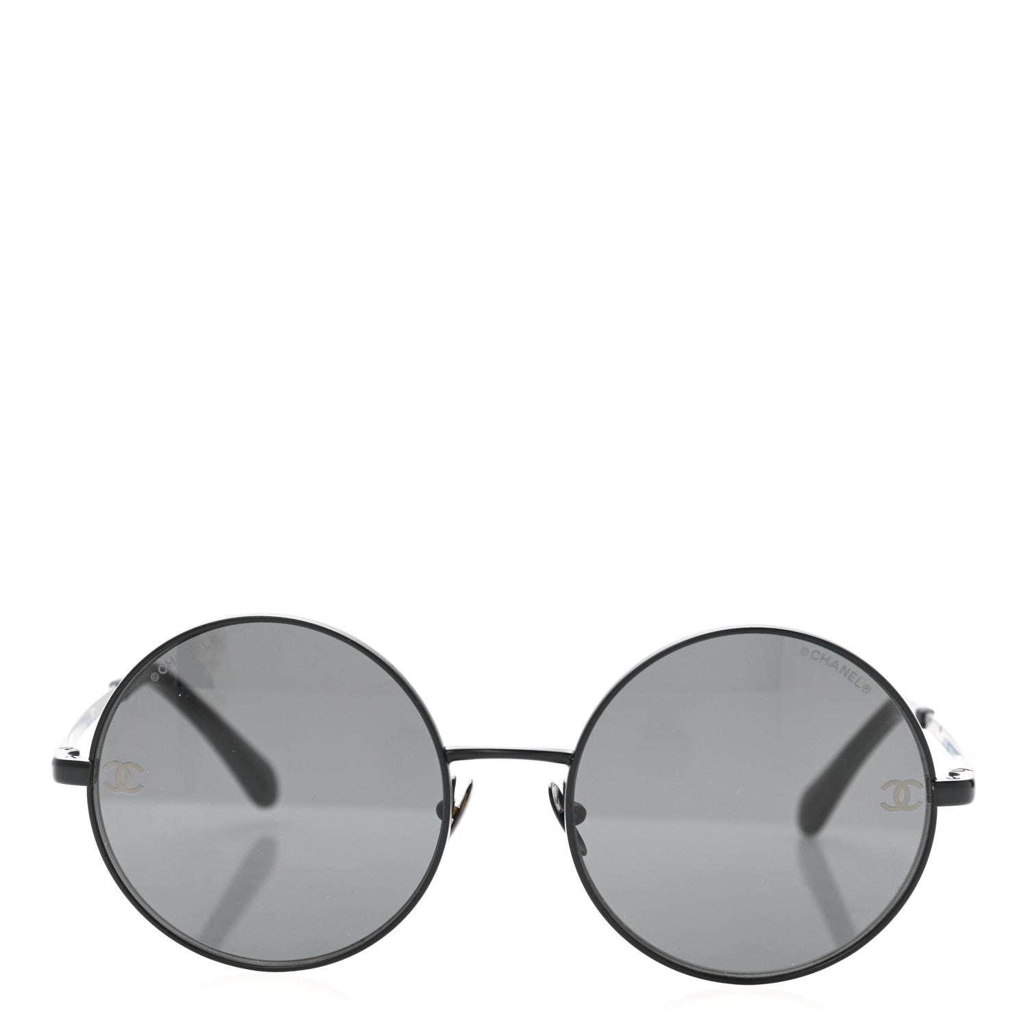 Chanel Round Sunglasses 4268 Black 2 of 8