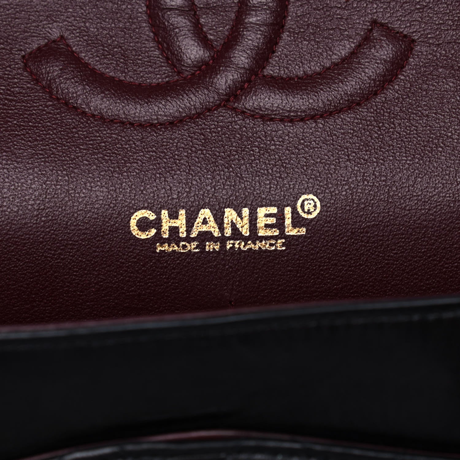 Chanel Lambskin Quilted Medium Double Flap Black 6 of 13