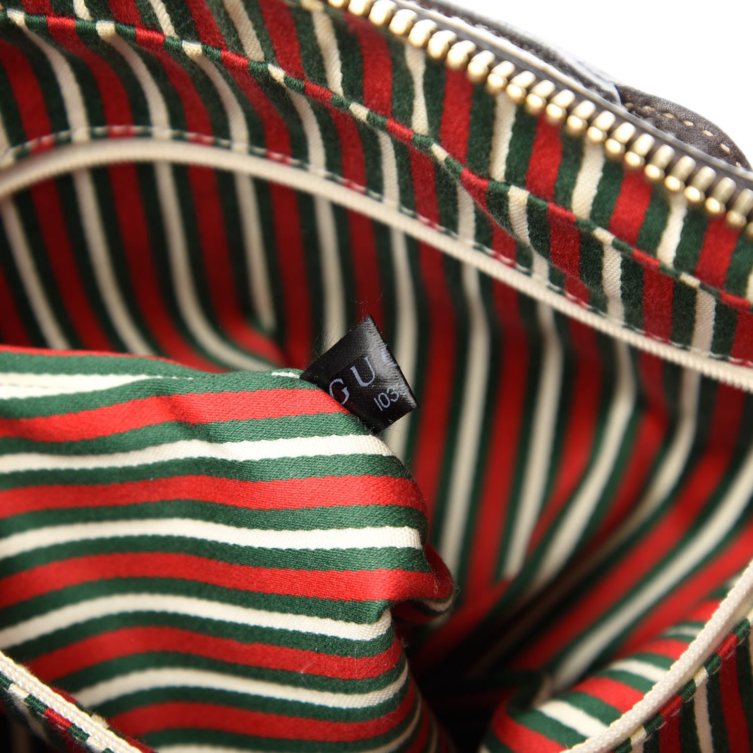 Gucci Monogram New Britt Medium Boston Dark Brown 10 of 11