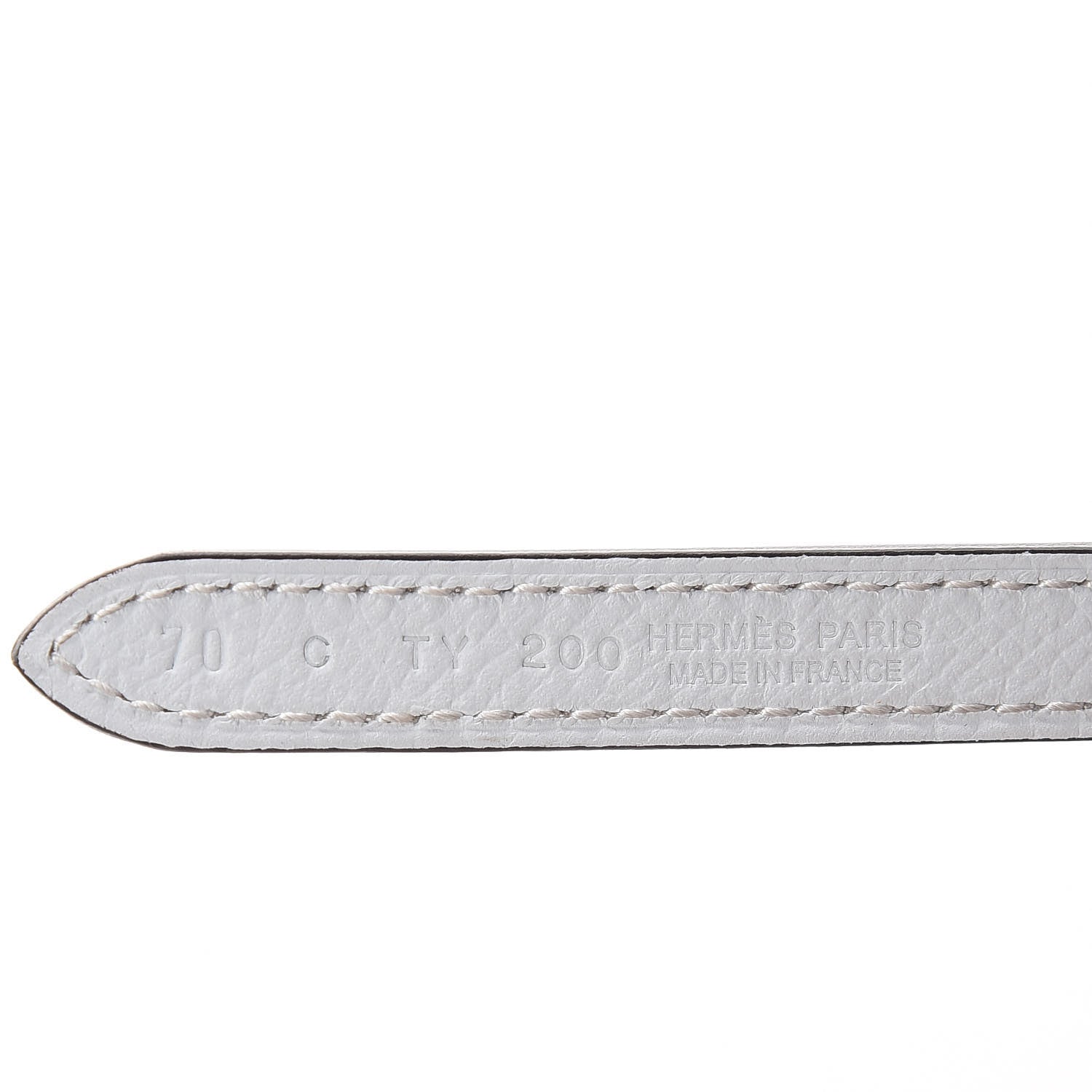 Hermes Swift Epsom 13mm Gamma Belt 70 White Etoupe 6 of 7