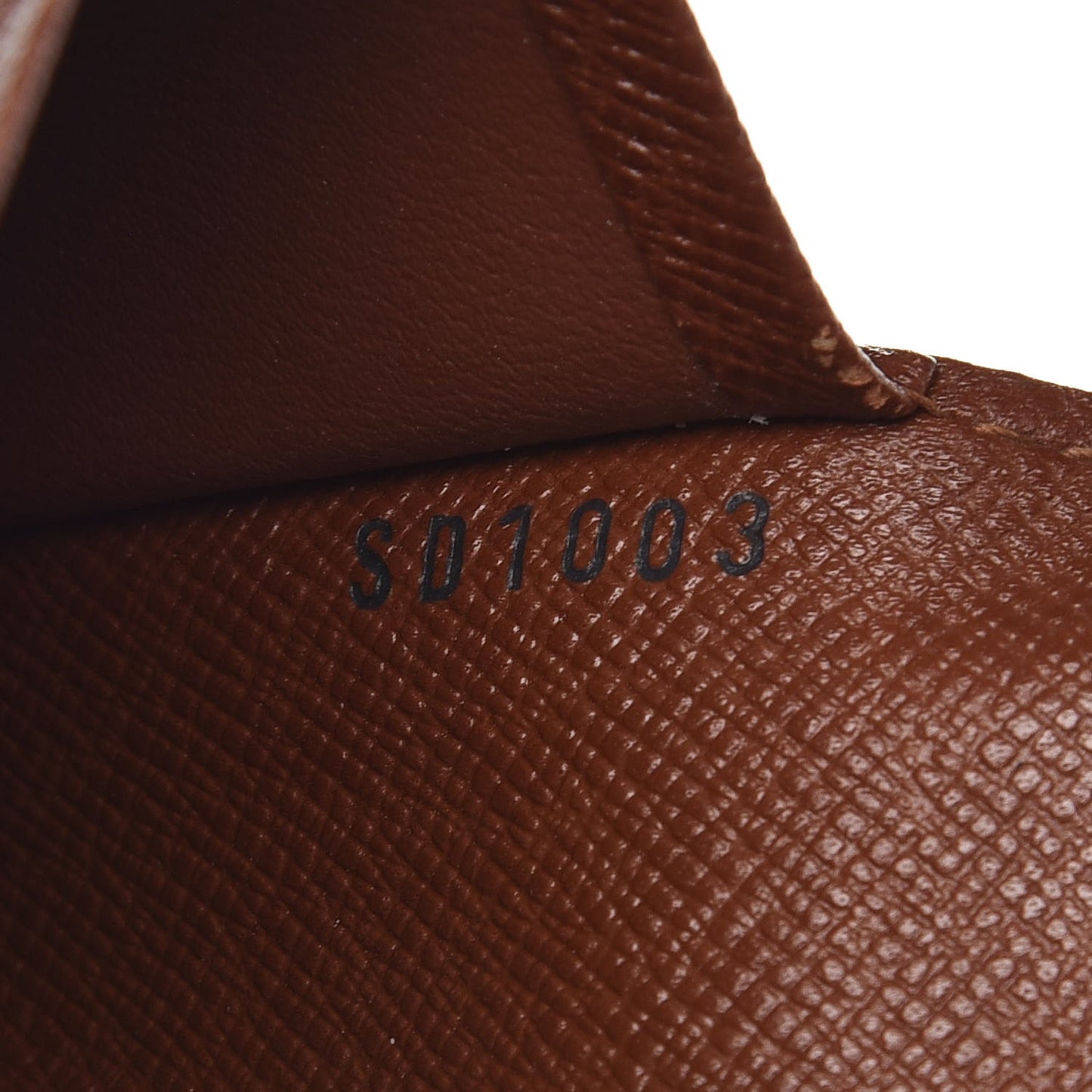 Monogram Simple Checkbook Holder Wallet