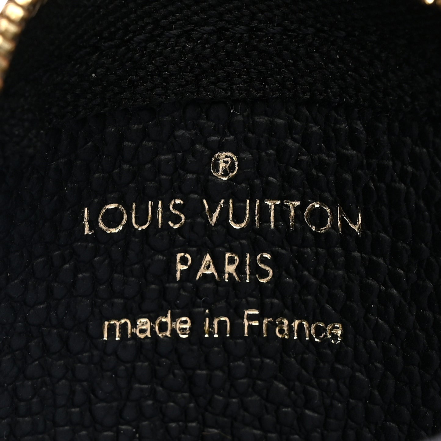 Empreinte Monogram Giant Key Pouch Black Beige