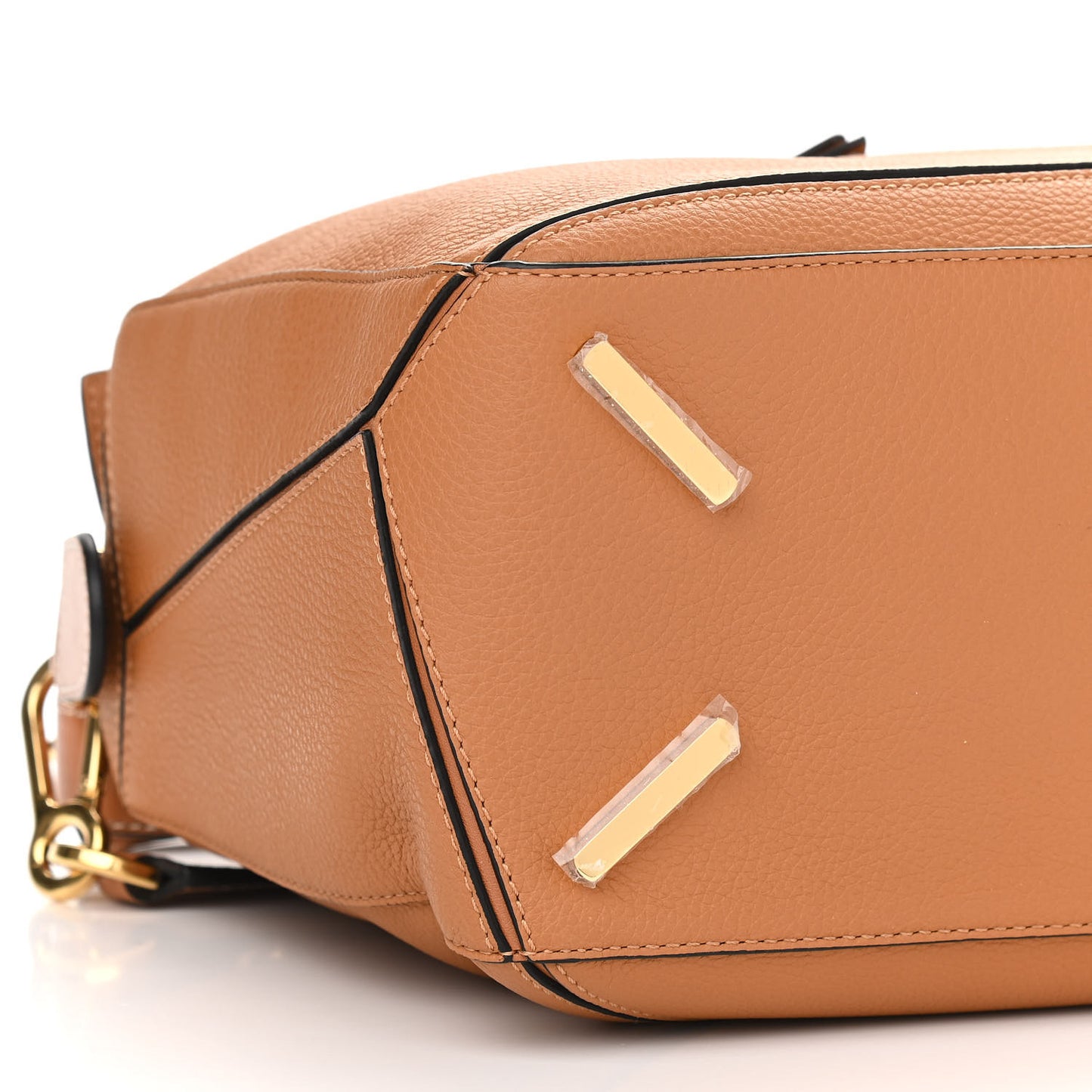 Calfskin Medium Puzzle Bag Light Caramel