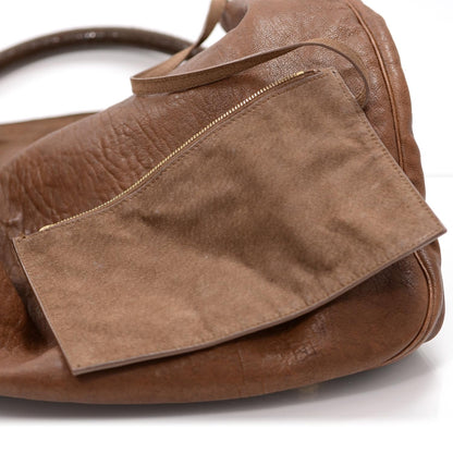 Saint Laurent Leather Large Roady Brown 4 of 12