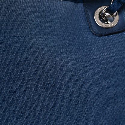 Chanel Canvas Medium Deauville Tote Blue 21 of 27