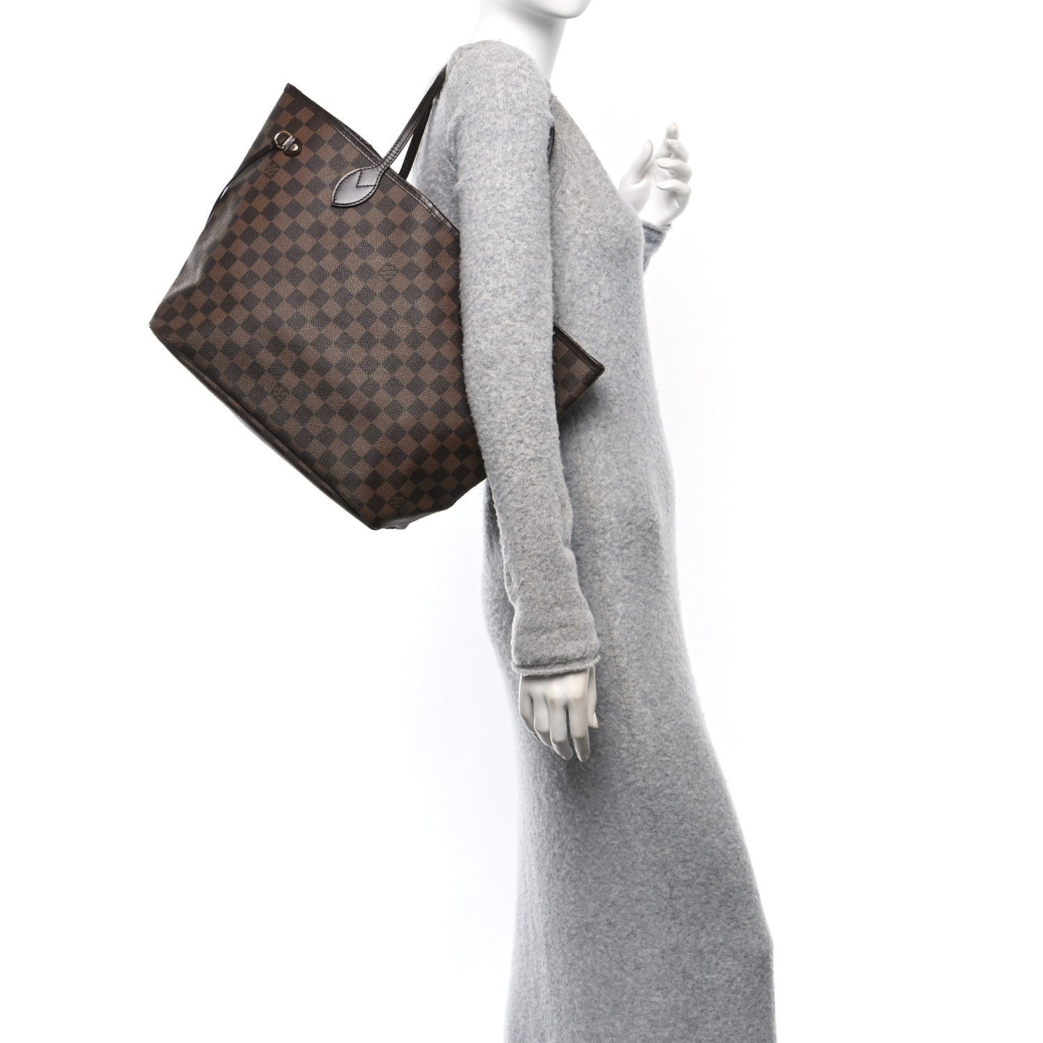 Louis Vuitton Damier Ebene Neverfull MM 3 of 7