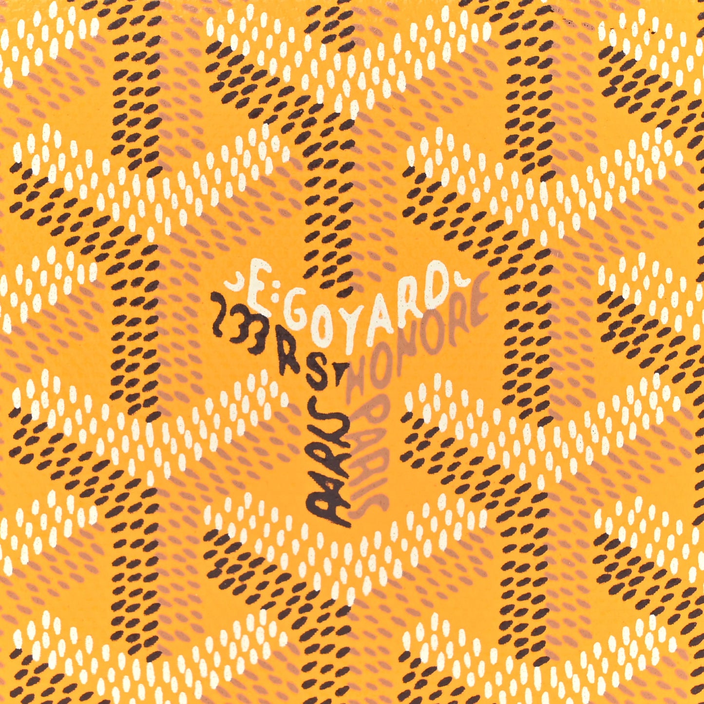 Goyardine Plumet Wallet Clutch Yellow