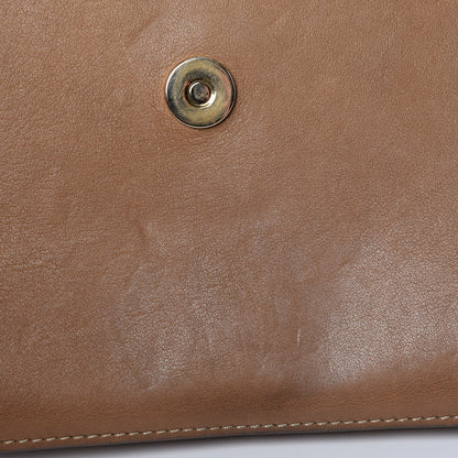 Chloe Ostrich Calfskin Small Faye Shoulder Bag Light Brown 13 of 13