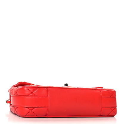 Chanel Lambskin Quilted Medium Easy Carry Flap Red 4 of 11