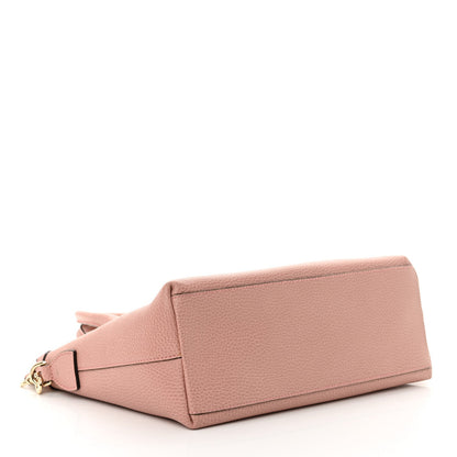 Gucci Dollar Calfskin GG Charm Satchel Soft Pink 4 of 7