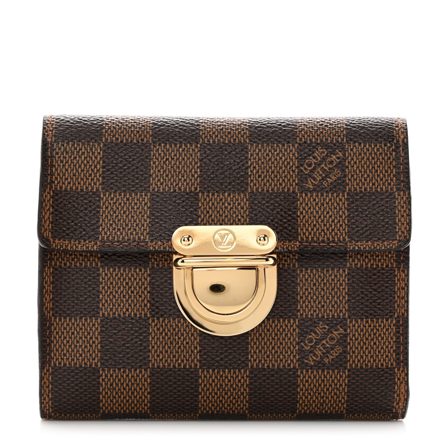 Louis Vuitton Damier Ebene Koala Compact Wallet 1 of 11